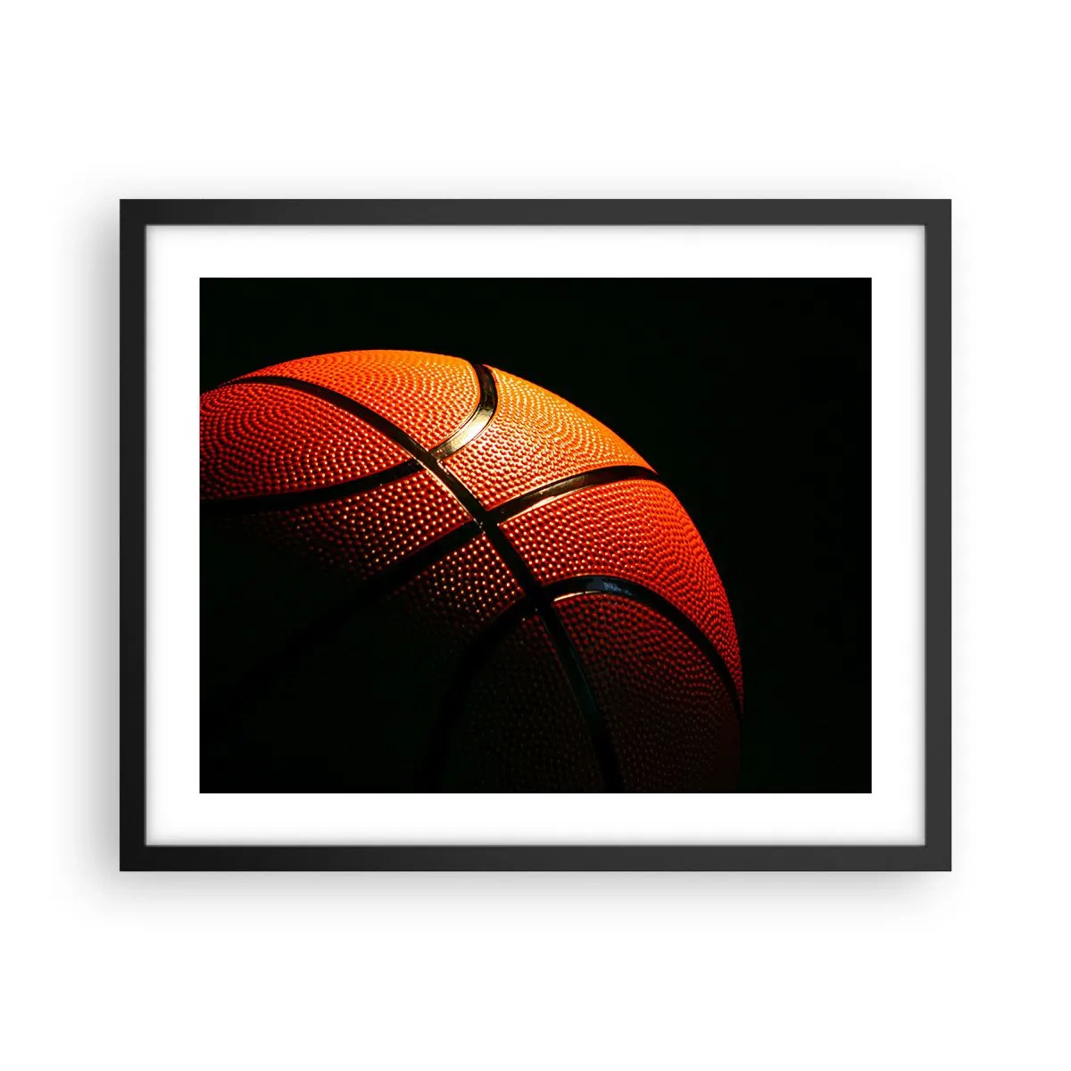 Poster in een zwarte lijst - Mooi als een planeet - 50x40 cm