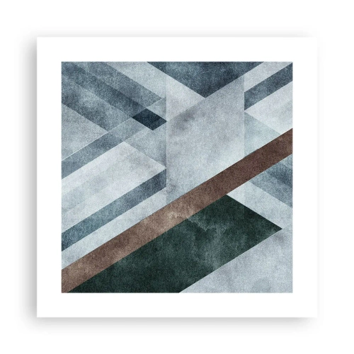 Poster - Verfijnde elegantie van geometrie - 40x40 cm