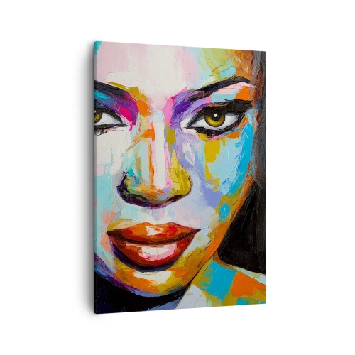 Schilderen op canvas - Het is onmogelijk om je ogen af ​​te houden - 50x70 cm