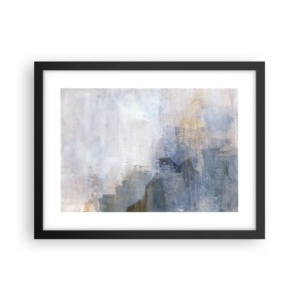 Poster in een zwarte lijst - Kleurtonen en akkoorden - 40x30 cm