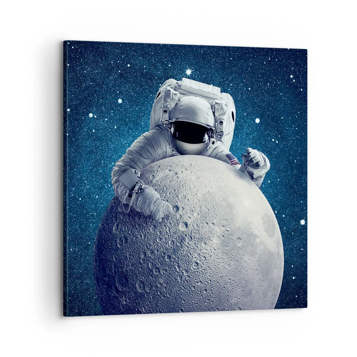 Schilderen op canvas - Ruimte grappenmaker - 60x60 cm