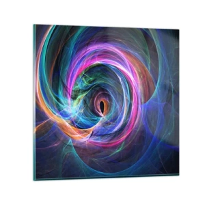 Schilderen op glas - Waar breng je me heen? - 70x70 cm