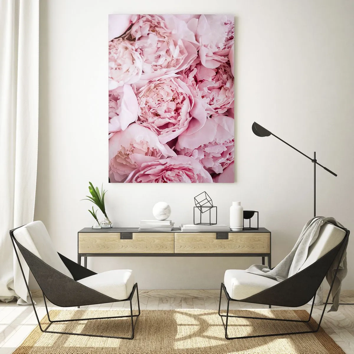 Schilderen op glas - Knuffelend en geurig - 50x70 cm