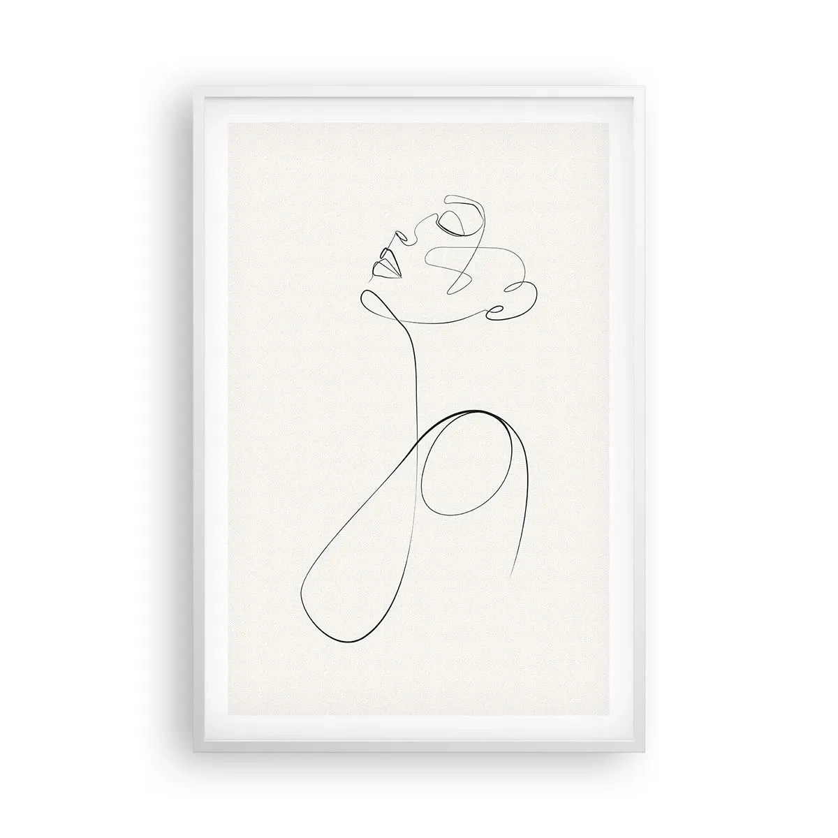 Poster in een witte lijst - Loopt in dromen - 61x91 cm