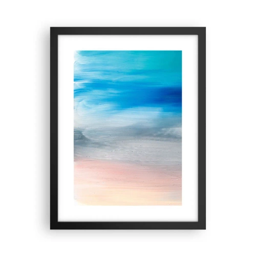 Poster in een zwarte lijst - Elementen: lucht - 30x40 cm