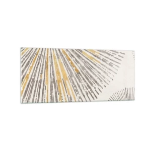 Schilderen op glas - De schoonheid van de straal - 120x50 cm