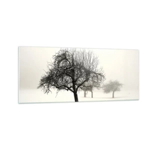 Schilderen op glas - Winterslaap - 100x40 cm