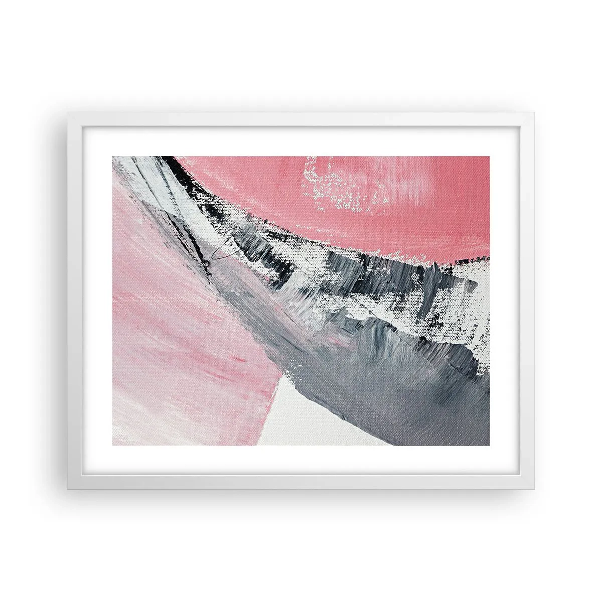 Poster in een witte lijst - Bijpassende compositie - 50x40 cm