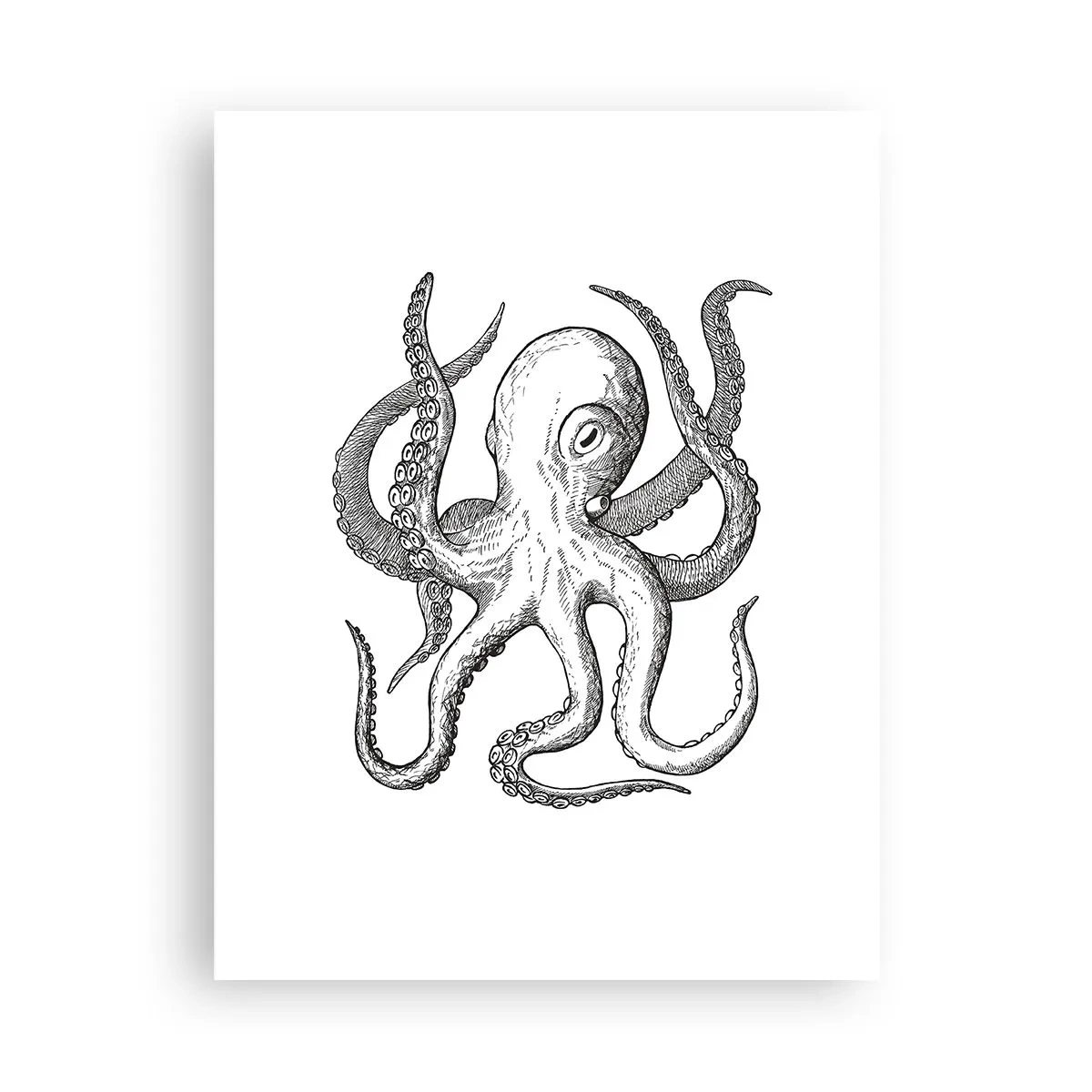 Poster - Dansend met de golven - 30x40 cm