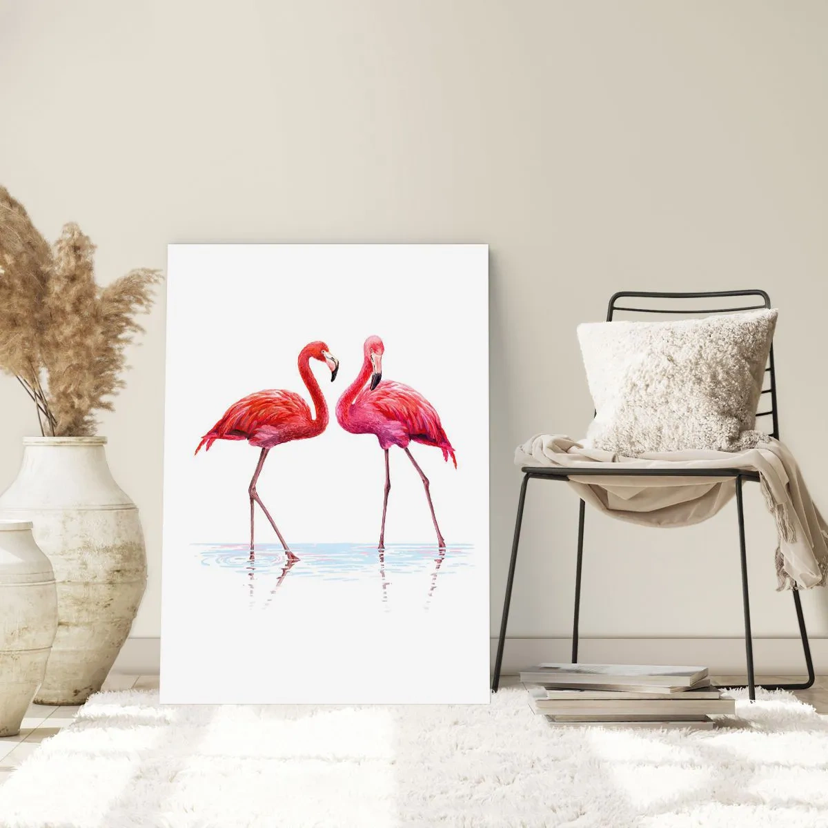 Poster - Roze randez-vous - 50x70 cm