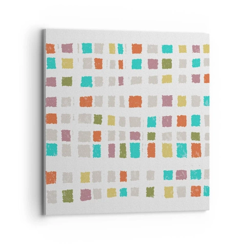 Schilderen op canvas - Onbekend spel - 70x70 cm