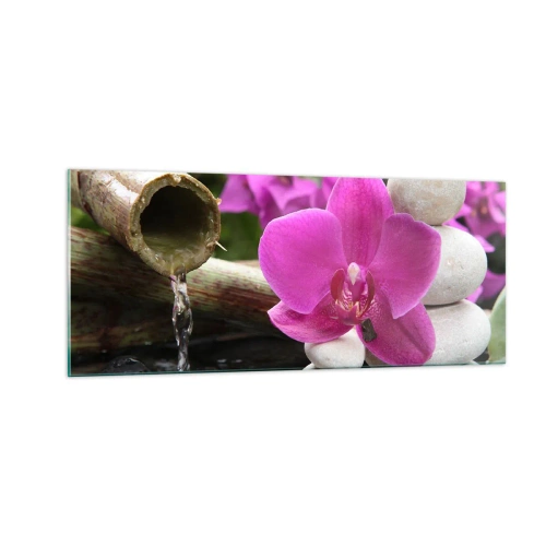 Schilderen op glas - Je bent al aan het rusten - 100x40 cm