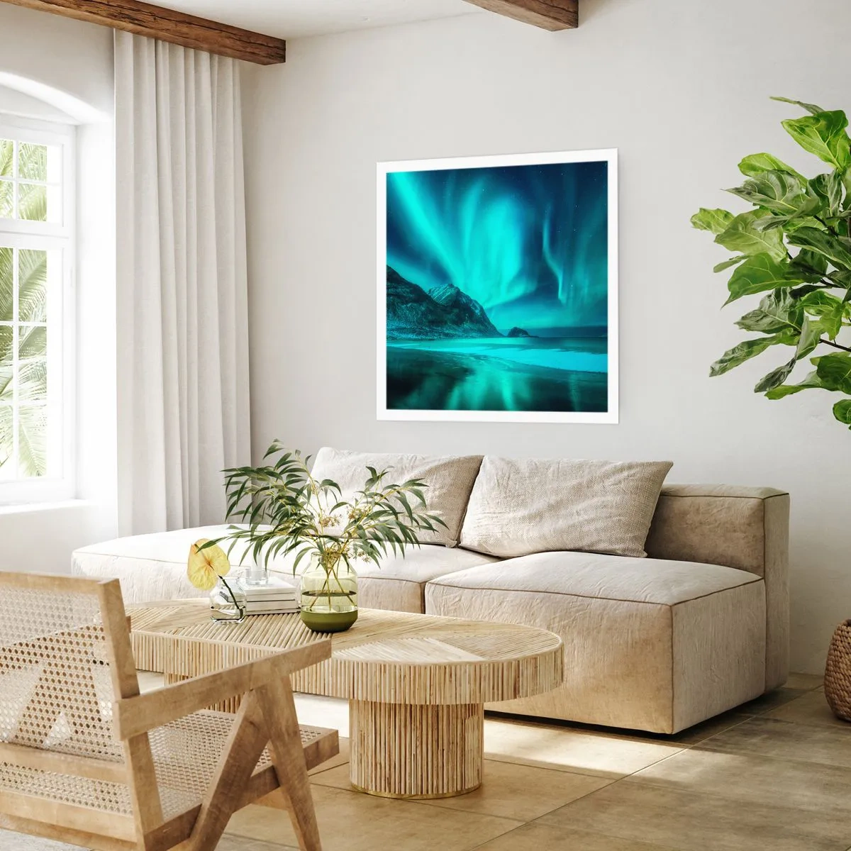 Poster - Wonderen van het Noorden - 40x40 cm