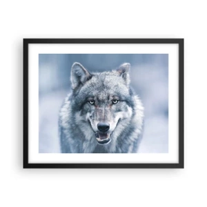 Poster in een zwarte lijst - Ga jij de uitdaging aan? - 50x40 cm