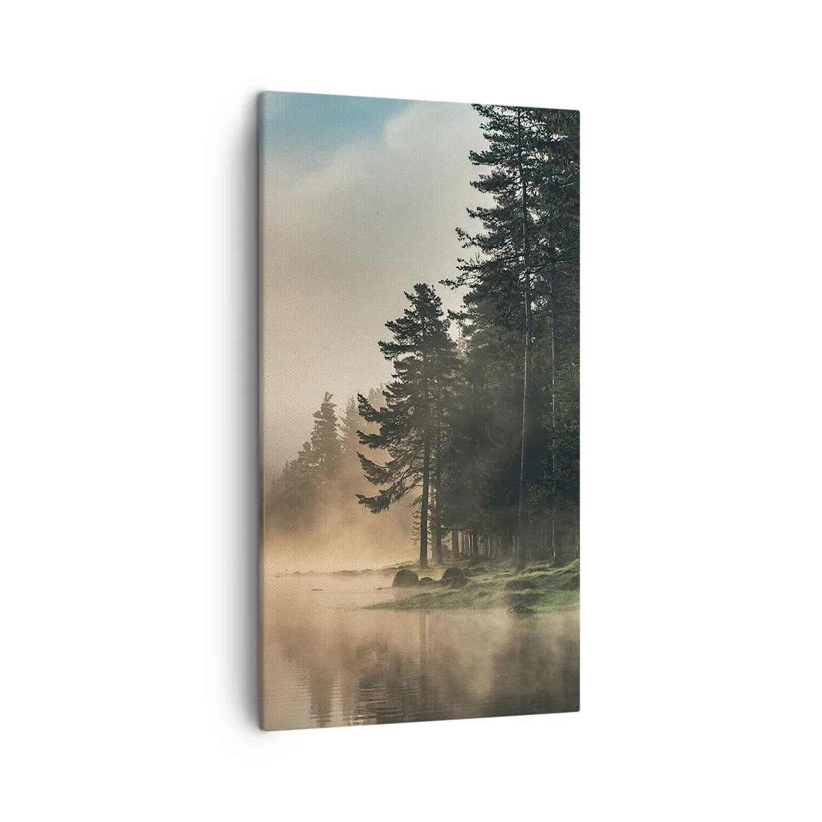 Schilderen op canvas - De geboorte van de dag - 45x80 cm