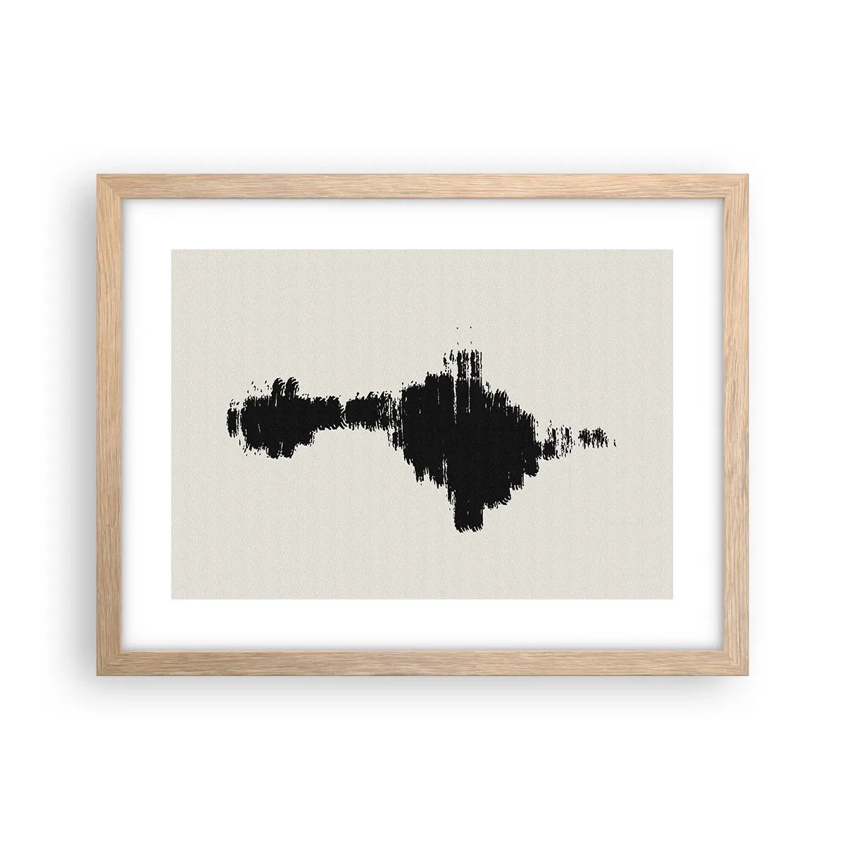 Een poster in een licht eiken lijst - Trillingen van verbeelding - 40x30 cm