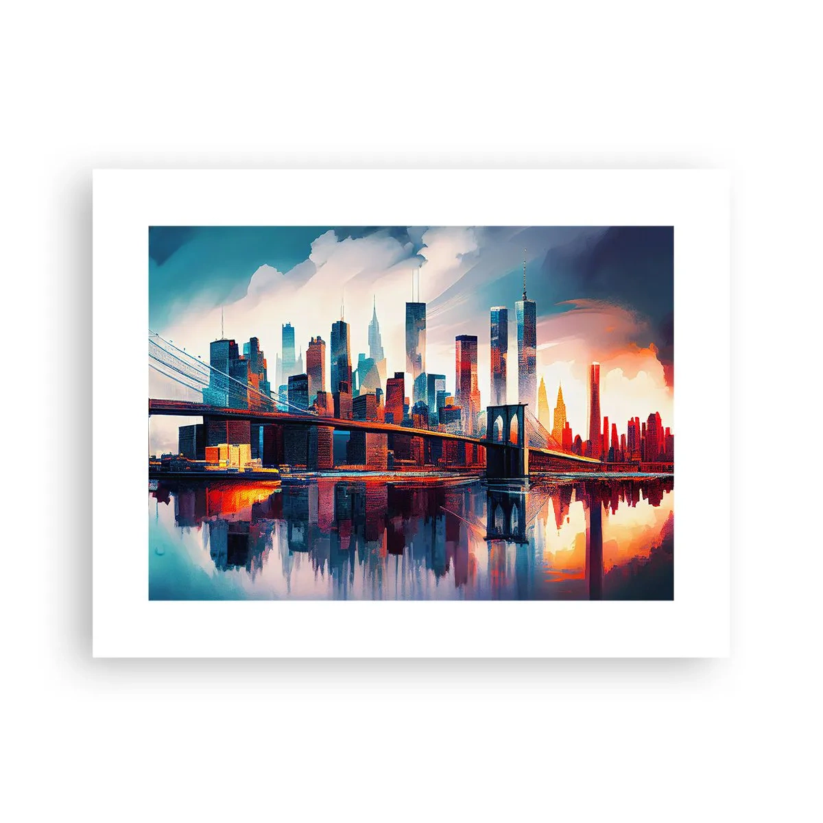 Poster - Een droomachtig New York - 40x30 cm