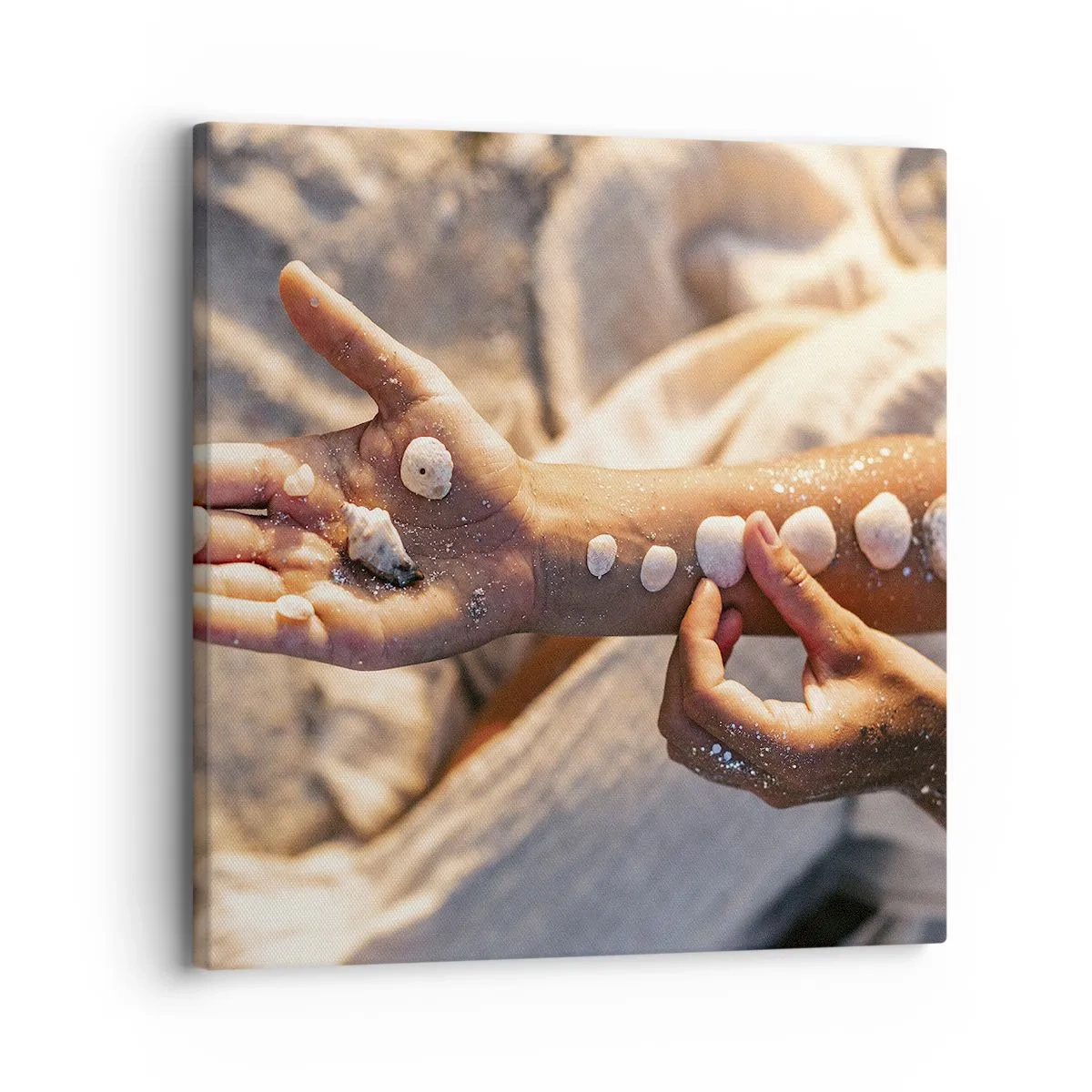 Schilderen op canvas - Schoonheid binnen handbereik - 30x30 cm