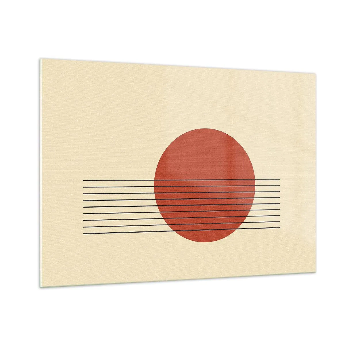 Schilderen op glas - Opnieuw en opnieuw en verder - 100x70 cm