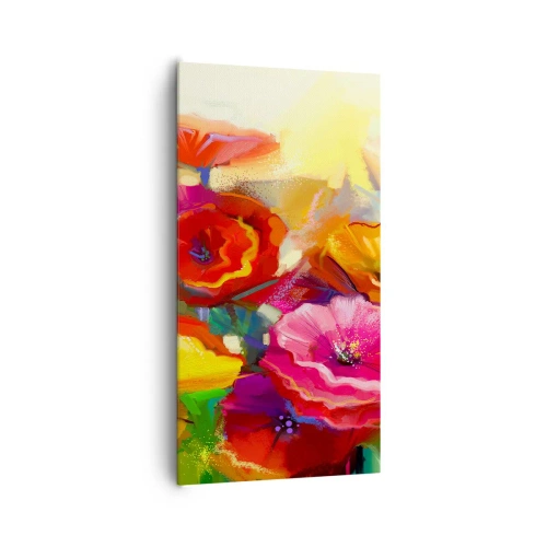 Schilderen op canvas - Niet alleen rood - 65x120 cm