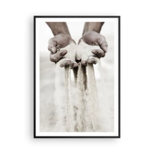 Poster in een zwarte lijst - Met deze handen… - 70x100 cm