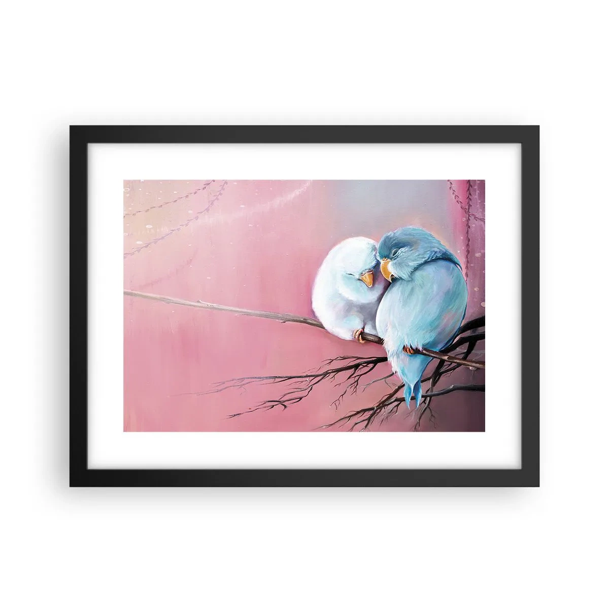 Poster in een zwarte lijst - Wat kan ik hier toevoegen? ... - 40x30 cm