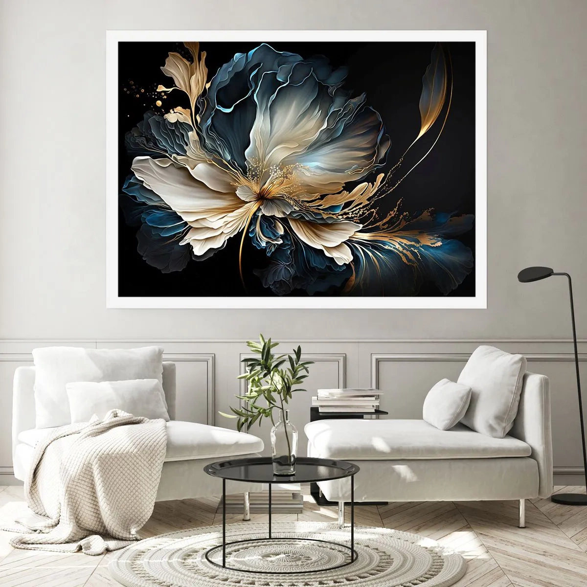 Poster - Sprookjesachtige varenbloem - 70x50 cm