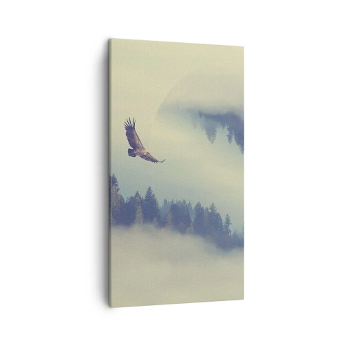 Schilderen op canvas - Ik zag de schaduw van een adelaar - 45x80 cm