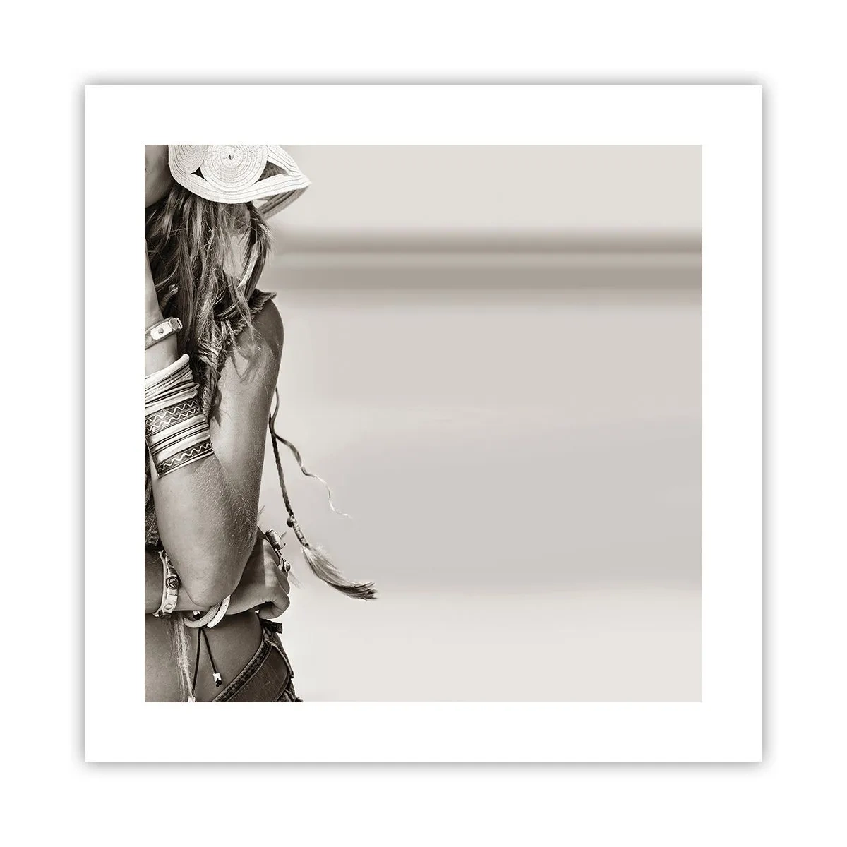 Poster - Waarom een ​​meisje - 40x40 cm