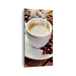 Schilderen op canvas - Koffie op de bank - 65x120 cm