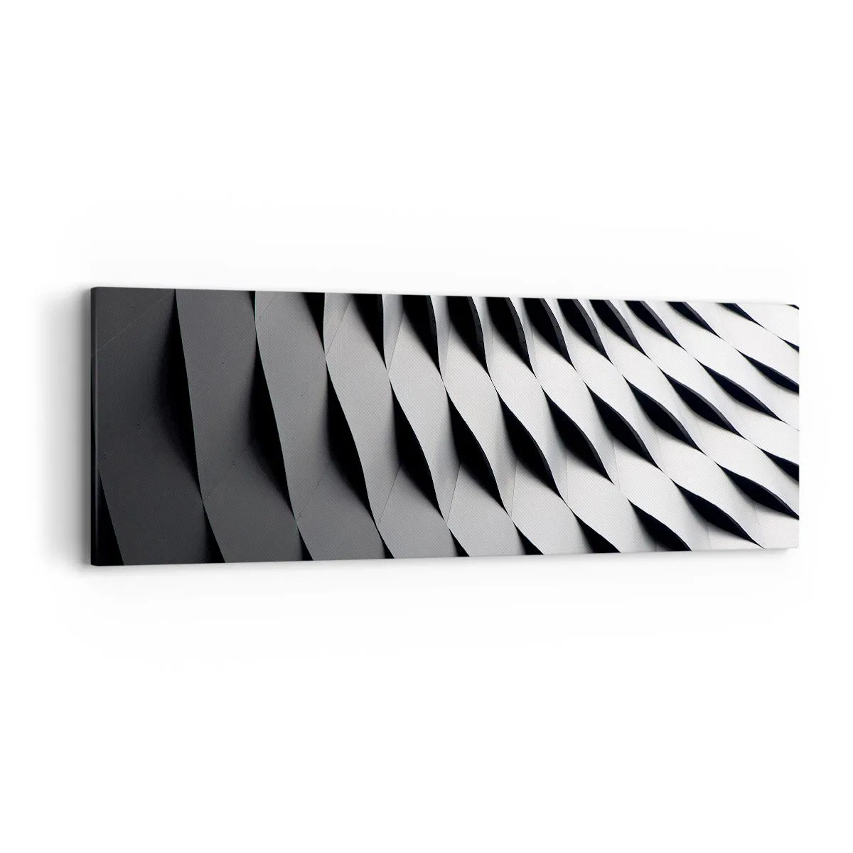 Schilderen op canvas - Aan de oppervlakte van de golven - 90x30 cm