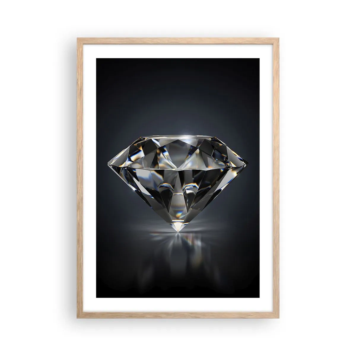 Een poster in een licht eiken lijst - Beste vriendinnen - 50x70 cm