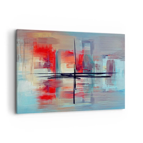 Schilderen op canvas - Een landschap in een onbekende dimensie - 120x80 cm