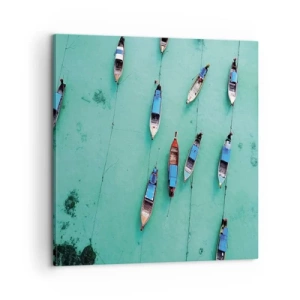 Schilderen op canvas - In blijde verwachting - 60x60 cm