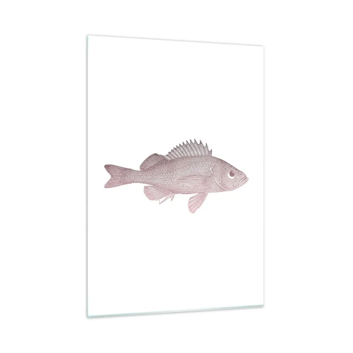 Schilderen op glas - Grote ogen vis - 50x70 cm