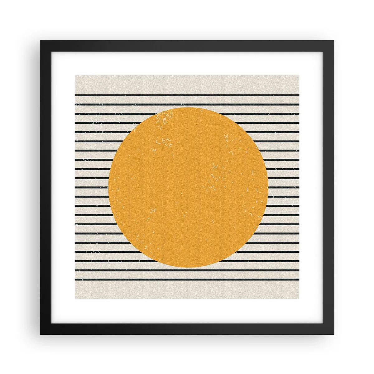 Poster in een zwarte lijst - De kracht van eenvoud - 40x40 cm