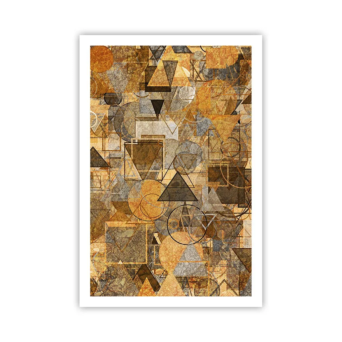 Poster - De wereld in vorm - 61x91 cm