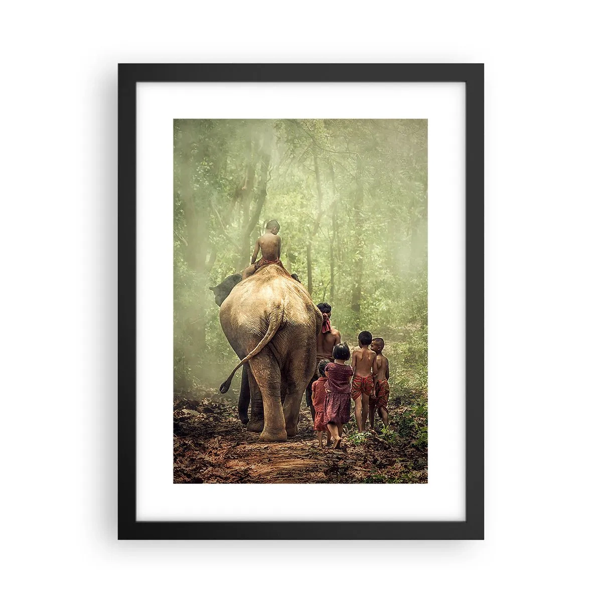 Poster in een zwarte lijst - Nieuw Jungle Boek - 30x40 cm