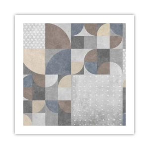 Poster - Keramische fantasie - 50x50 cm