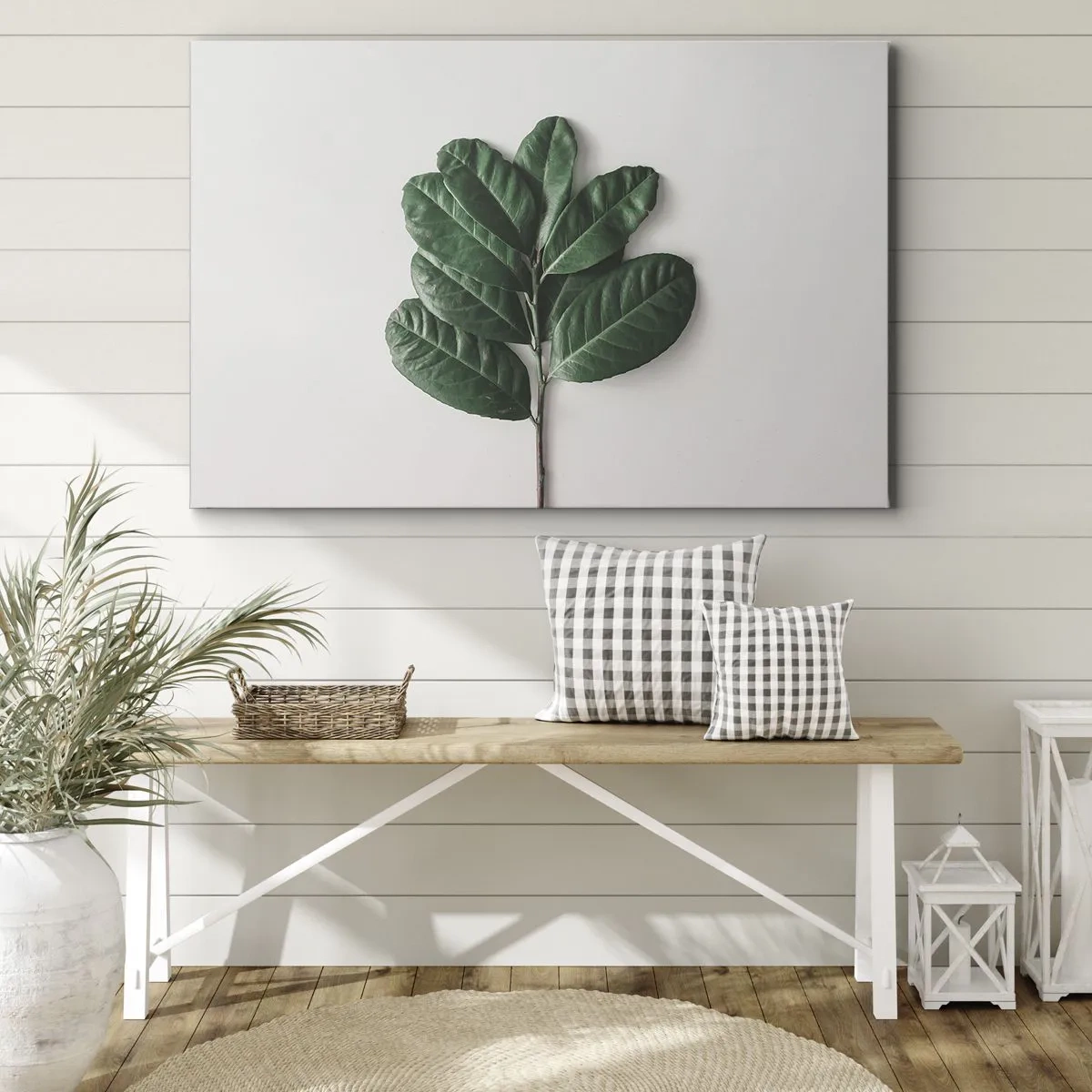 Schilderen op canvas - Een tekening van de pure natuur - 120x80 cm