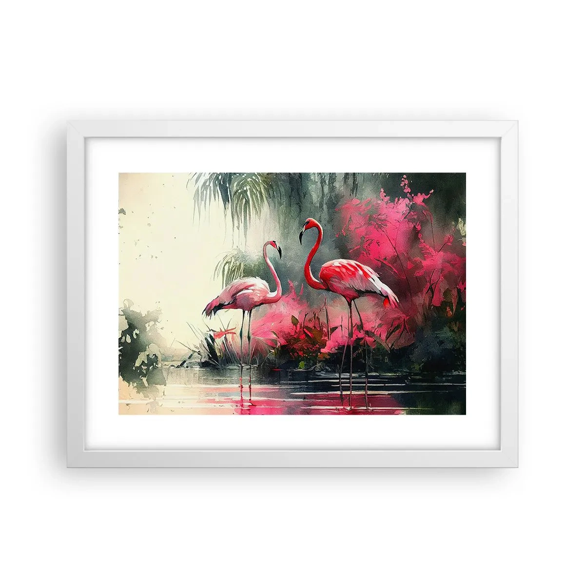 Poster in een witte lijst - Een les in natuurlijke gratie - 40x30 cm
