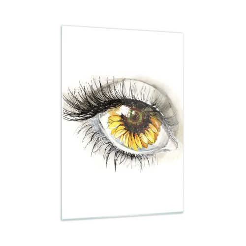 Schilderen op glas - Een look zo warm als de zomer - 50x70 cm