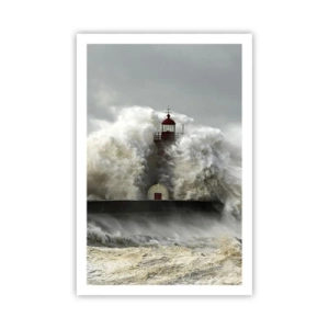 Poster - De woede van de oceaan - 61x91 cm