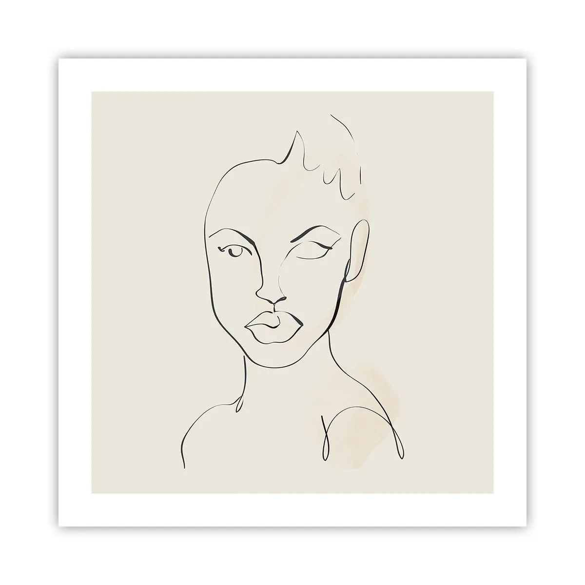 Poster - Een overzicht van sensualiteit - 50x50 cm