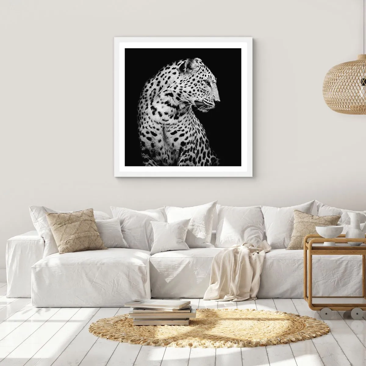 Poster in een witte lijst - Juist profiel perfect! - 40x40 cm