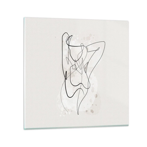 Schilderen op glas - De kunst van het verleiden - 30x30 cm