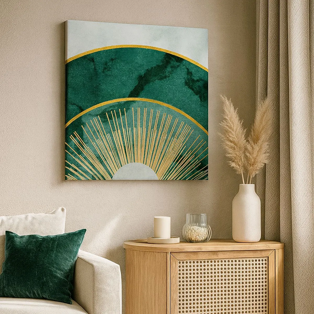 Schilderen op canvas - Een ander zonnestelsel - 30x30 cm