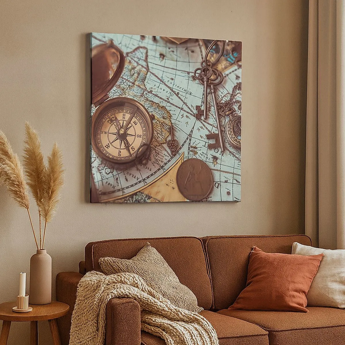 Schilderen op canvas - Voor de avonturier - 30x30 cm