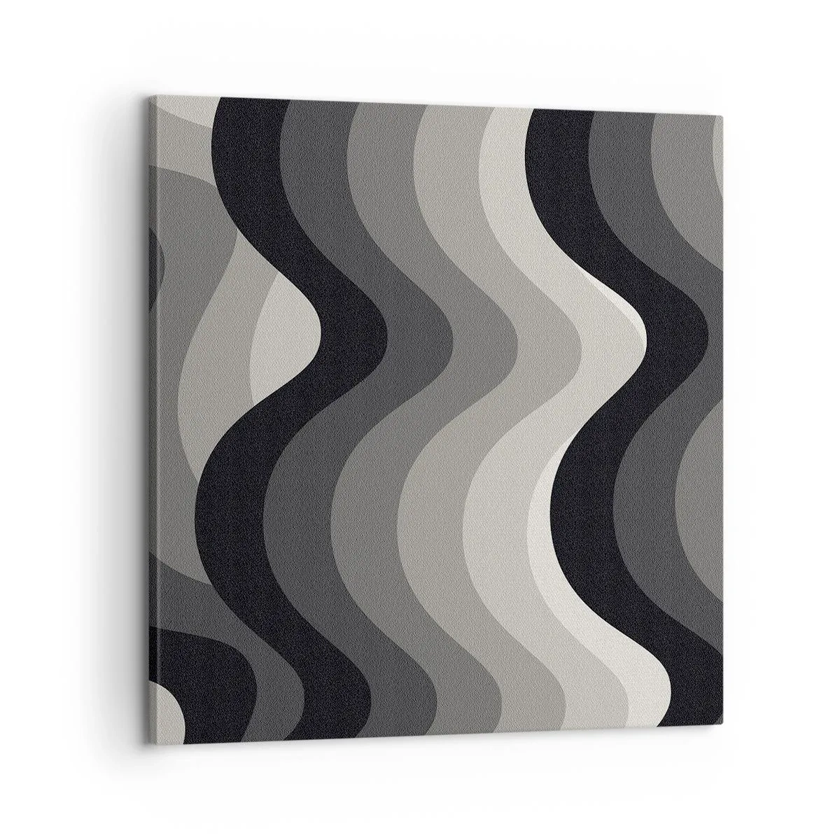 Schilderen op canvas - Golf na golf - 60x60 cm