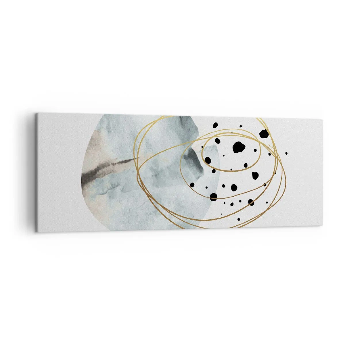 Schilderen op canvas - Omarmd door de ruimte - 140x50 cm